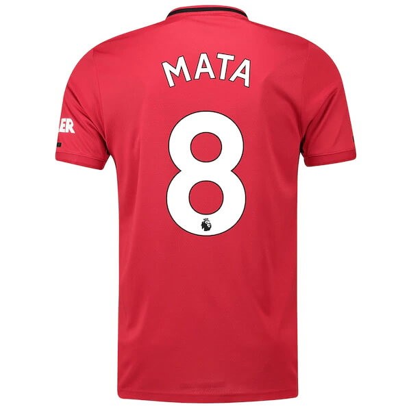 Camiseta Manchester United NO.8 Mata Replica Primera Ropa 2019/20 Rojo